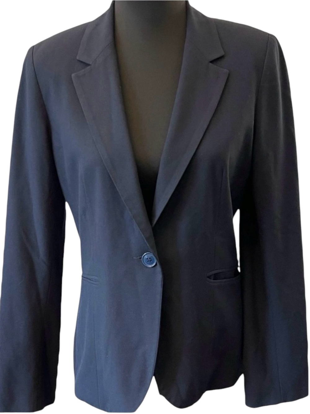 Teenflo Navy One Button Blazer Jacket (8)